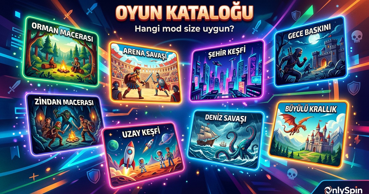 OnlySpin Oyunlar Hakkında - Oyun Modları ve Deneyim