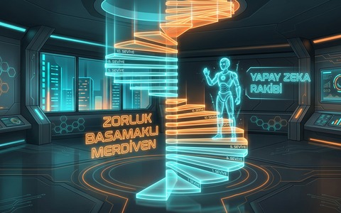 ZorlukBasamaklıMerdiven - Yapay Zeka Rakipli Mod